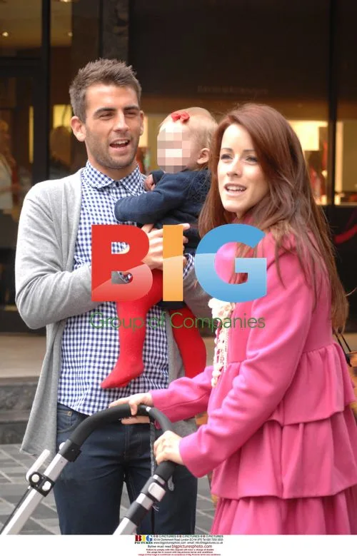 Nicola Tappenden Out with Fiancee and Daughter