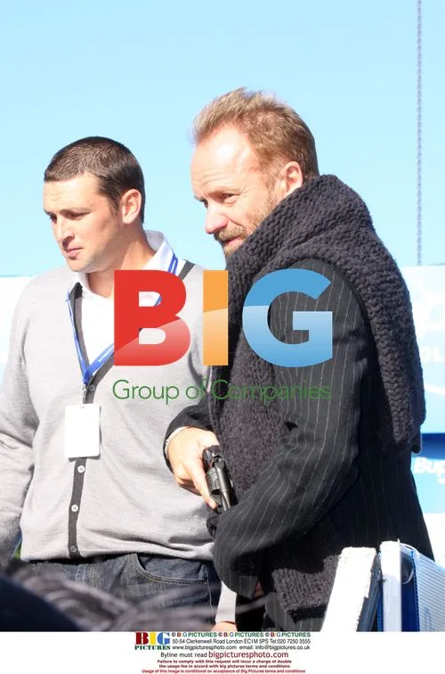 Sting and Steve Harmison at Great North Run