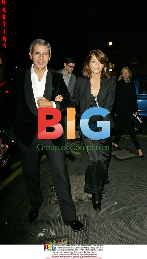 Claudia Winkleman and Kris Thykier at The Ivy