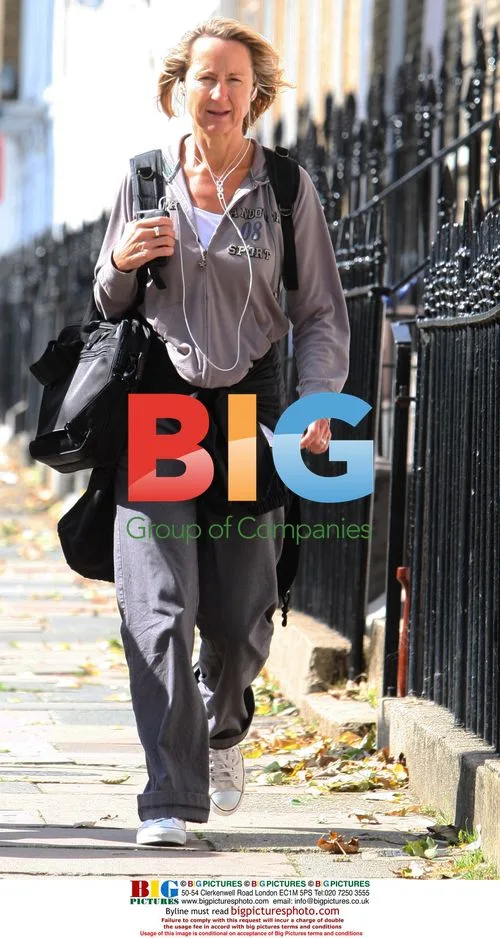 Carol McGiffin Walks Home From Gym