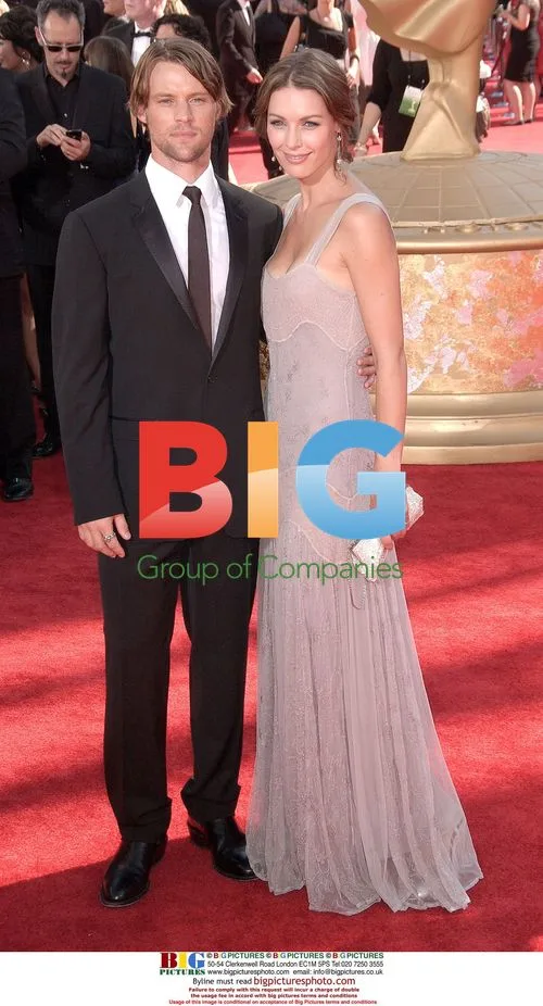Jesse Spencer and Louise Griffiths at 61st Emmys