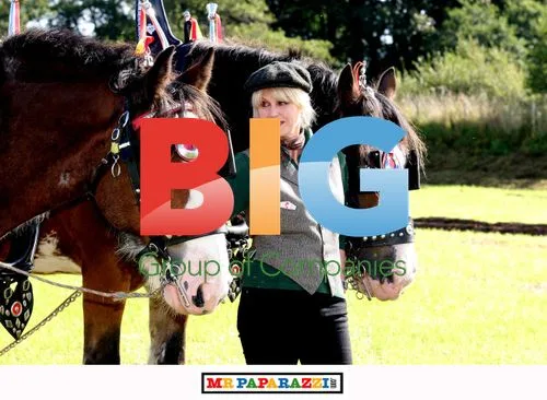 Joanna Lumley at Horse Ploughing Match