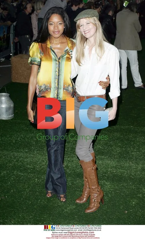 Naomi Harris and Lucy Akhurst at UK premiere