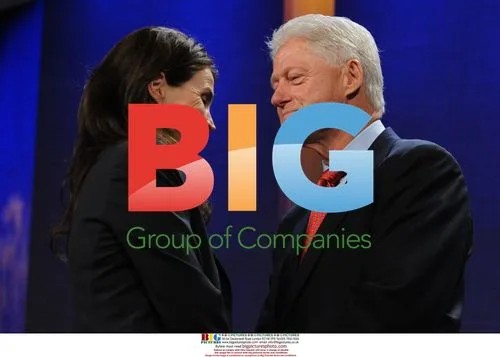 Julia Ormond and Bill Clinton at Clinton Global Initiative