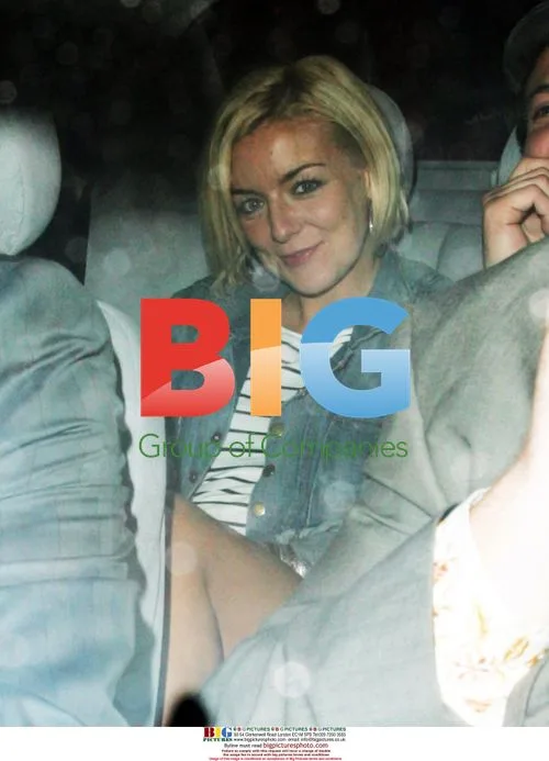 Sheridan Smith and Warren Brown leaving Groucho's nightclub