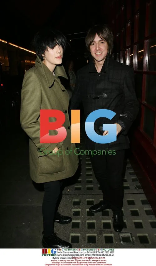 Agyness Deyn and Miles Kane