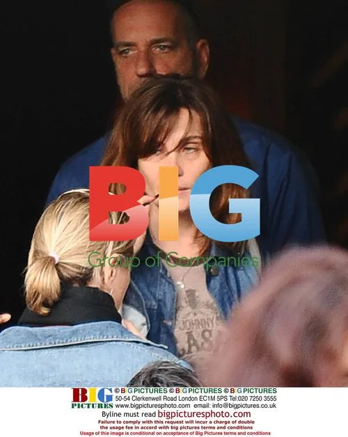 Emmanuelle Seigner Lunch in Paris