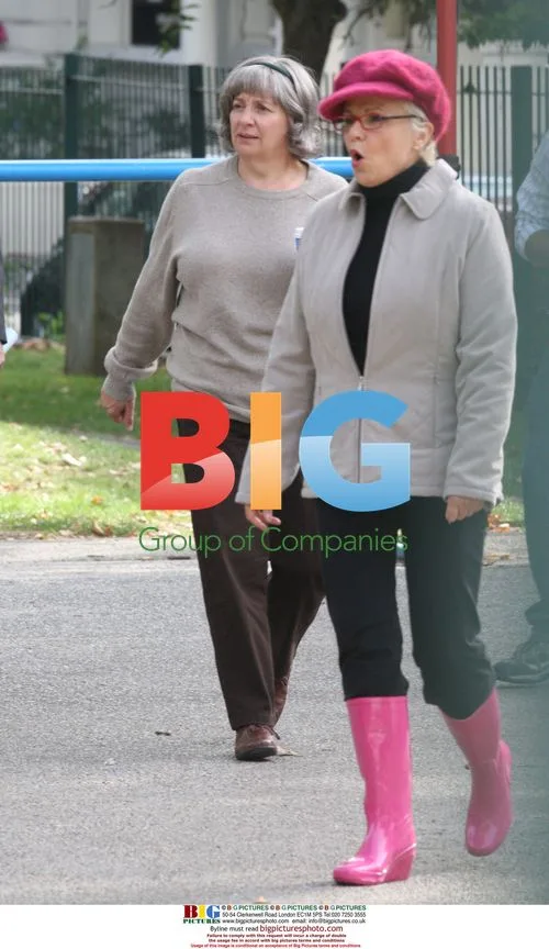 Victoria Wood and Julie Walters Filming Christmas Special
