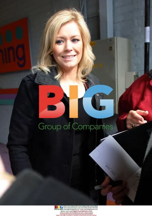 Suzanne Shaw Outside This Morning Studios