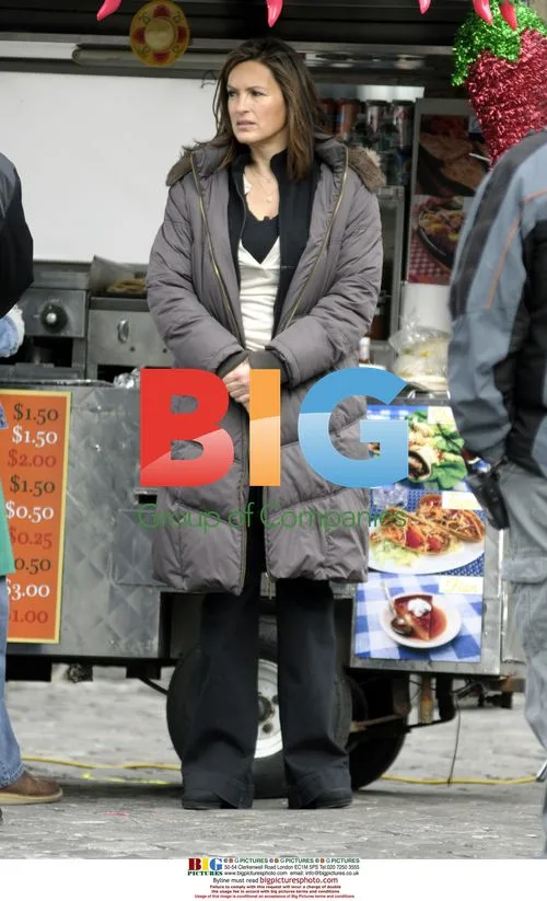 Mariska Hargitay on 'Law and Order: SVU' Set