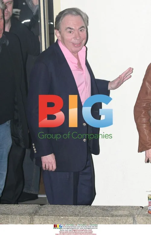 Andrew Lloyd Webber and Madeleine Gurdon Leaving Studios