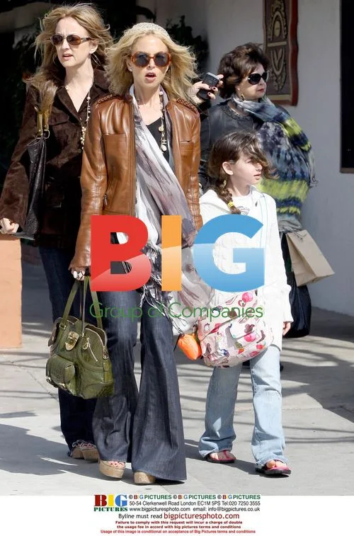 Racheal Out with Family in Malibu