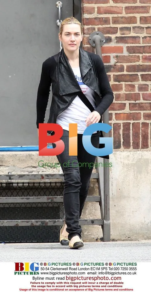 Kate Winslet and family out in NYC