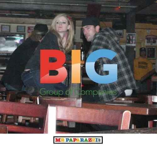 Avril Lavigne & Brody Jenner at The Red Rock bar