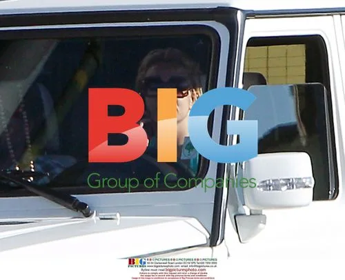 Britney Spears and Jason Trawick Driving in LA