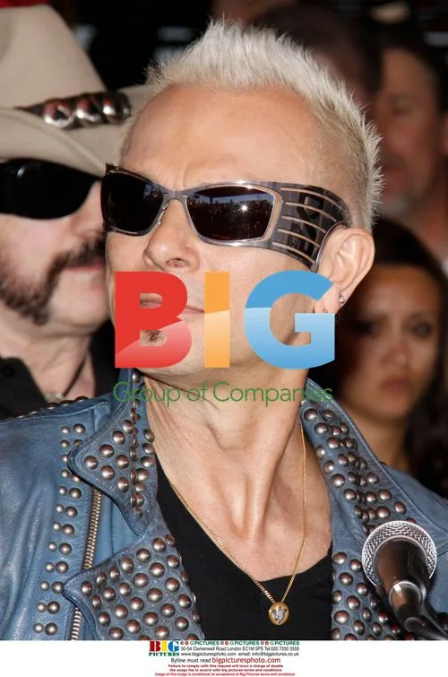 Rudolf Schenker at Scorpions' RockWalk Induction