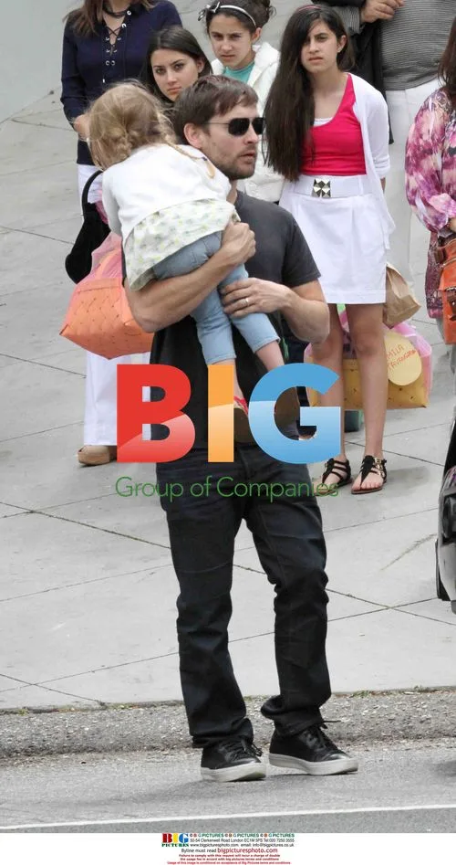 Tobey Maguire at Easter Party in Malibu
