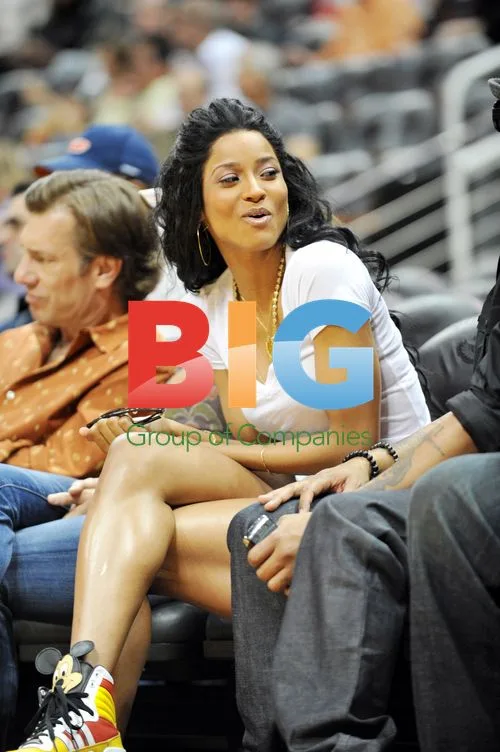 Ciara and The Dream at Atlanta NBA Game