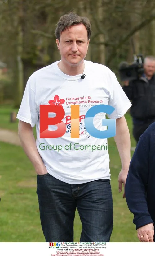 David Cameron and Ian Botham Charity Walk