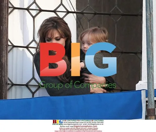 Angelina Jolie and son Knox in Venice