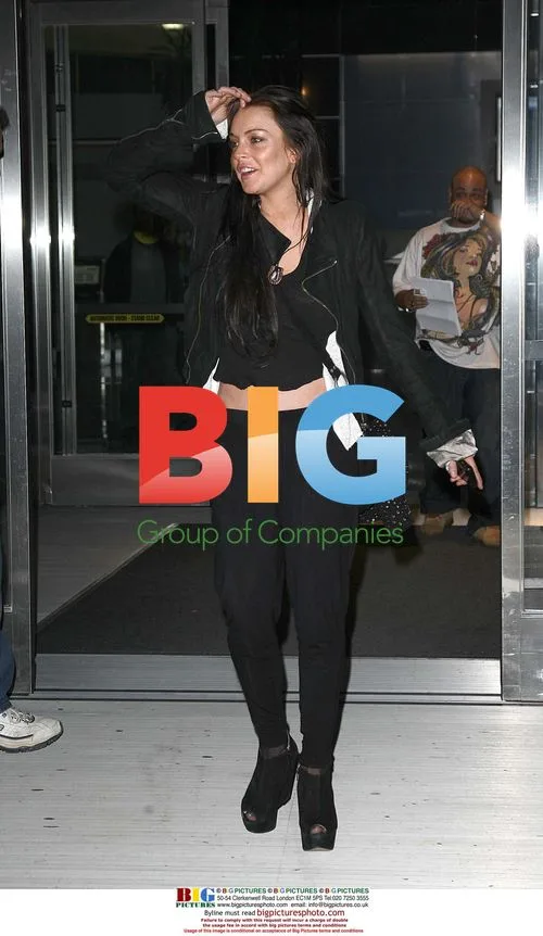 Lindsay Lohan at JFK Airport