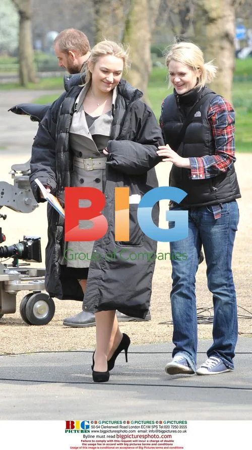 Sophia Myles Filming for BBC's Spooks