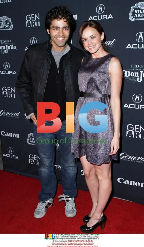 Adrian Grenier and Alexis Bledel at "Teenage Paparazzo" screening