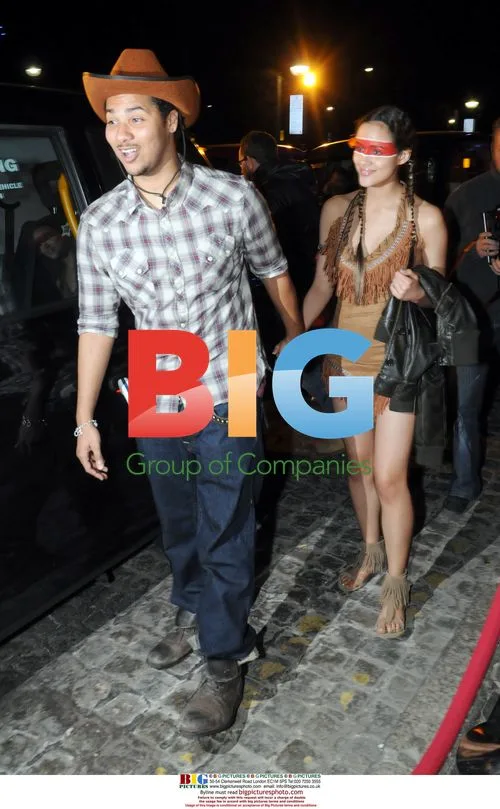 Ricky Whittle's Wild West Themed Party