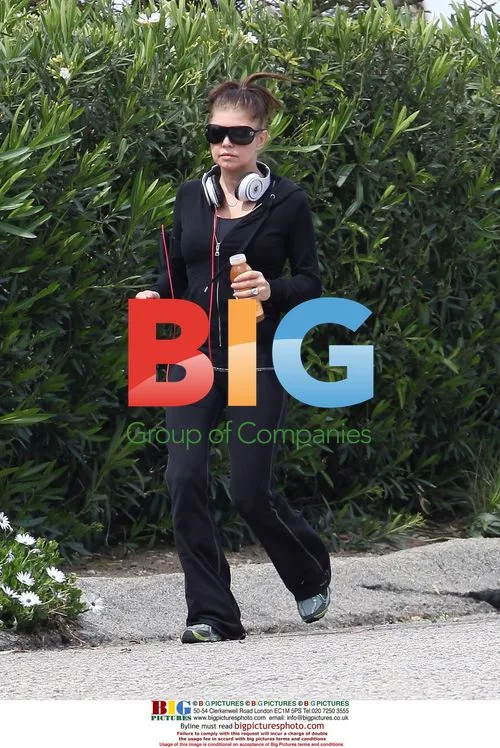 Fergie Jogging in Los Angeles