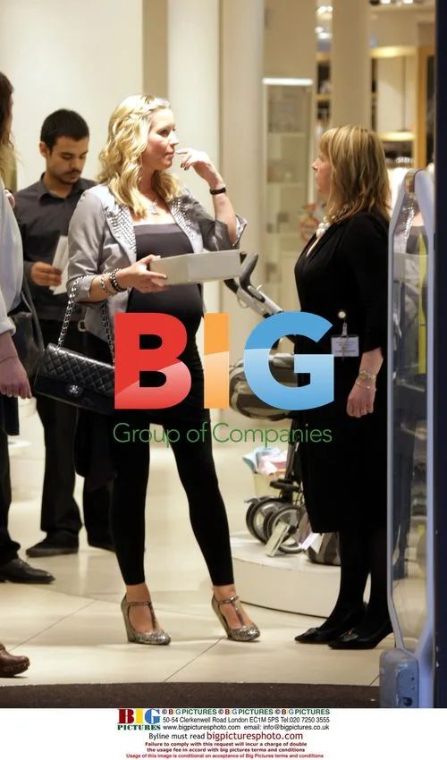 Denise Van Outen and Lee Mead Shopping in London