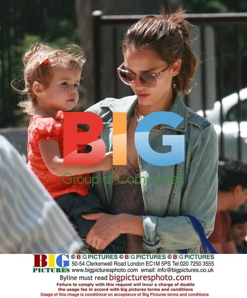 Jessica Alba and Daughter at Park