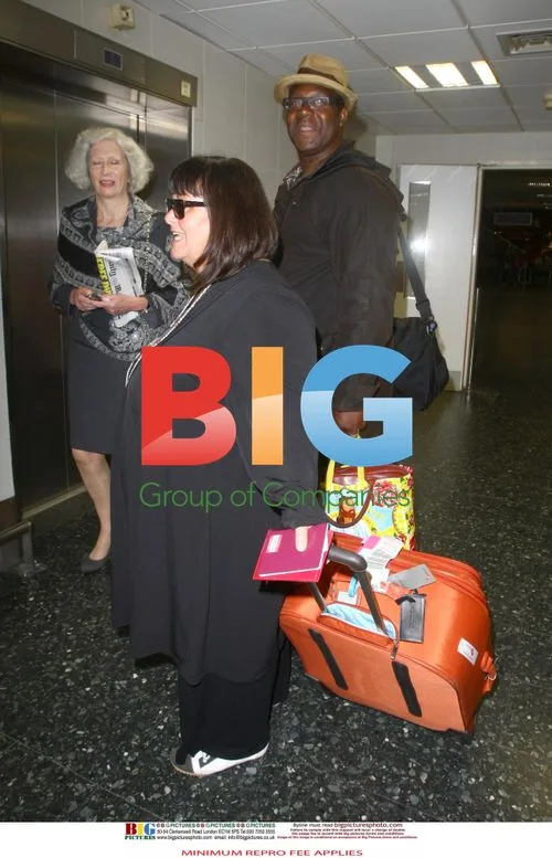 Lenny Henry and Dawn French Return From Caribbean Vacation
