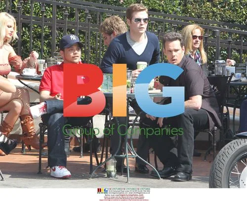Entourage cast filming in LA