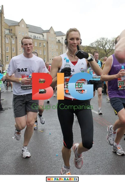 Celebrities Run London Marathon