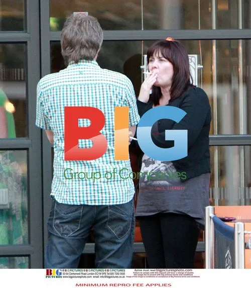 Coleen Nolan Steps Out for Smoke Break