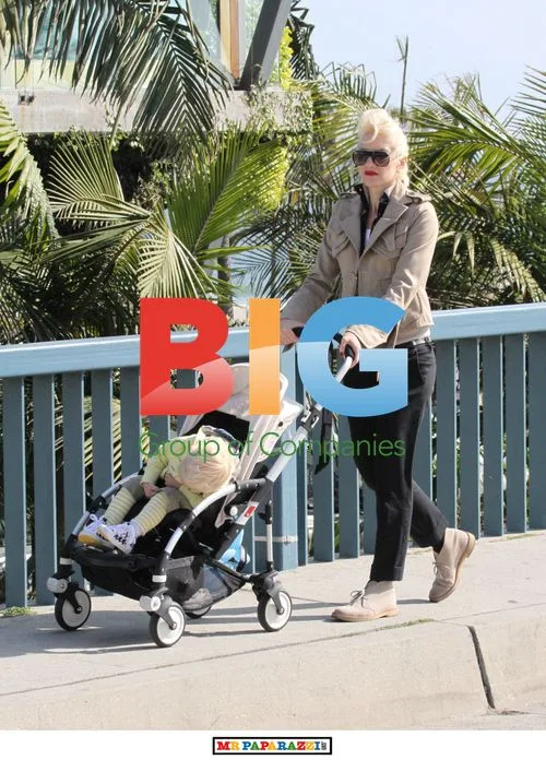 Gwen Stefani and Family Shopping in Santa Monica