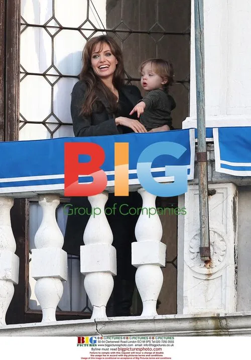 Angelina Jolie and son Knox in Venice