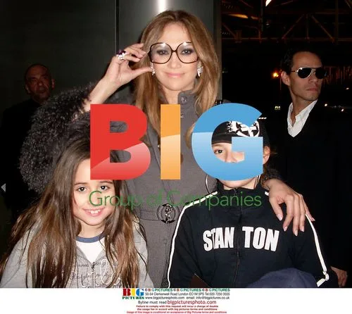 Jennifer Lopez Arrives at Nice Airport with Marc Anthony