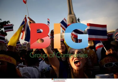 Pro-government protesters in Bangkok