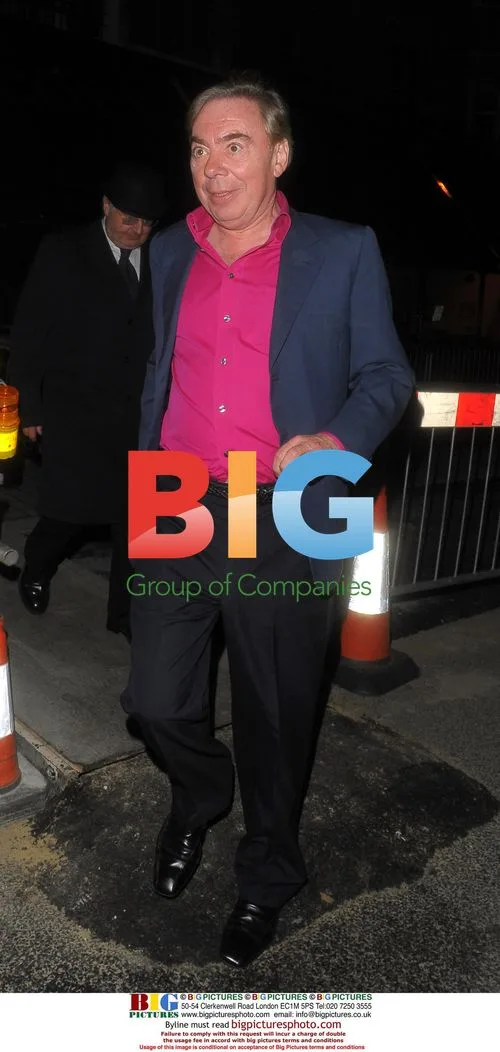 Andrew Lloyd Webber at London Restaurant