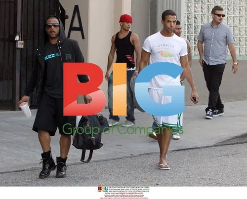 JLS Leaving Studio in LA