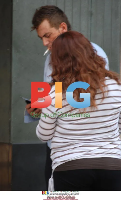 Paul Danan Smoking Outside The Ivy