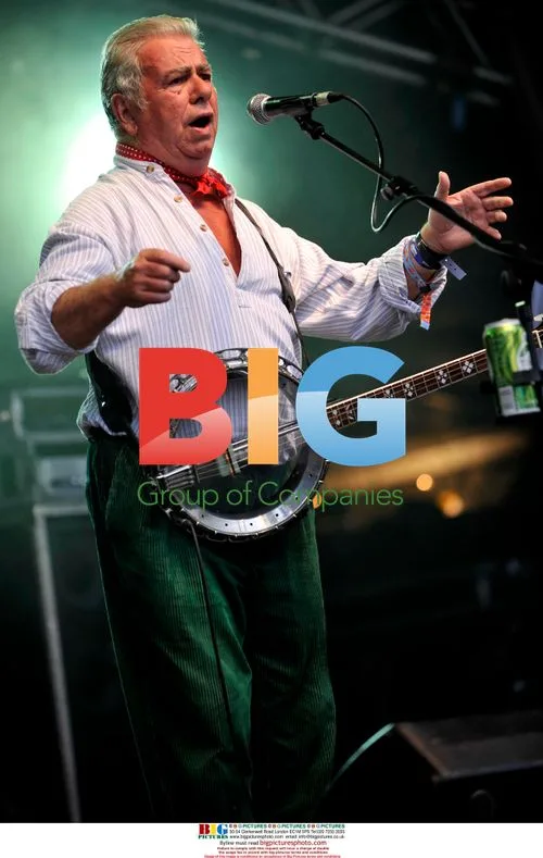The Wurzels perform at Camp Bestival