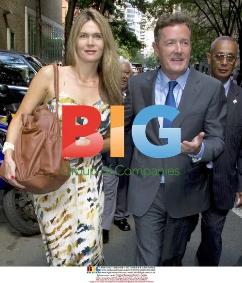 Piers Morgan and Celia Walden on NYC Stroll