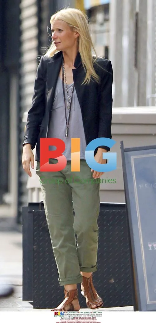Gwyneth Paltrow Spotted on NY Film Set