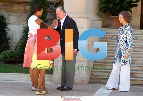 King, Queen and Obamas in Mallorca