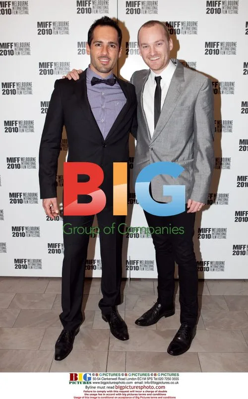 Alex Dimitriades and Richard Gray at Summer Coda Premiere