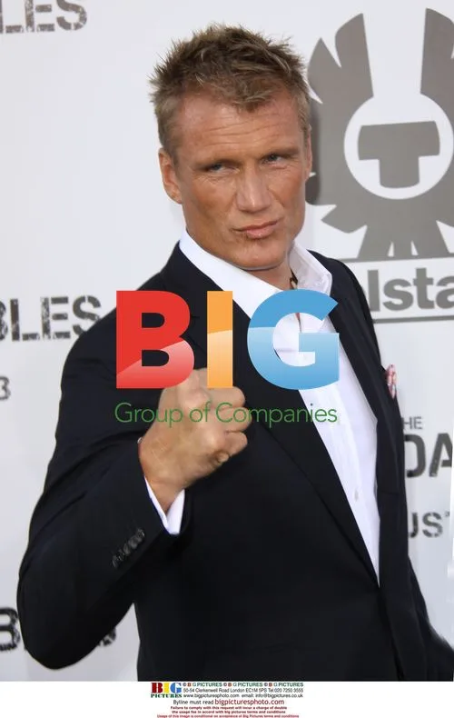 Dolph Lundgren at "The Expendables" Premiere
