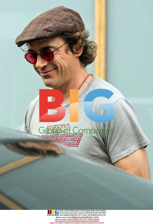 Robert Downey Jr Visits Guy Ritchie