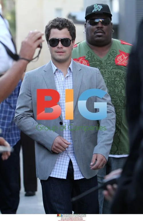 Levi Johnston arrives at Kimmel show